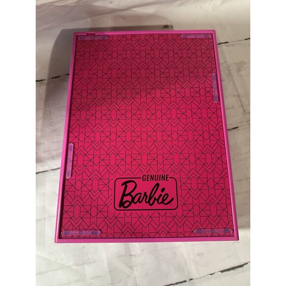 Mattel Barbie Pink Wardrobe Closet w/ Handle Hard Plastic Carrying Case - Picture 6 of 7